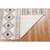 4x7 Ft Cotton Dhurrie Hand Block Printed Area Rug Floor Decor Brown Color