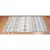 4x8 Ft Cotton Dhurrie Hand Block Printed Area Rug Floor Decor Brown Color