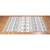 4x10 Ft Cotton Dhurrie Hand Block Printed Area Rug Floor Decor Brown Color