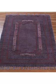 3x20 Ft Boho Rug Hand Made Cotton Dhurrie Area Rug Flatweave Brown Color Carpet