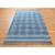 8x10 Ft Hand Made Cotton Dhurrie Bohemian Kilims Carpet blue Color