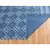 8x10 Ft Hand Made Cotton Dhurrie Bohemian Kilims Carpet blue Color