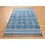 2.6x8 Ft Hand Made Cotton Dhurrie Bohemian Kilims Carpet blue Color