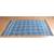 2.6x8 Ft Hand Made Cotton Dhurrie Bohemian Kilims Carpet blue Color
