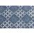 2.6x8 Ft Hand Made Cotton Dhurrie Bohemian Kilims Carpet blue Color
