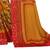 Pisara Orange Chiffon Printed Saree