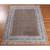 4x10 Ft Cotton Dhurrie Hand Block Printed Area Rug Living Room Decor grey Rug