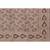 2.6x4 Ft Bohemian Rug Hand Block Printed Cotton Dhurrie Area Rug Pink Color Carpet Flat Woven