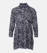 Zebronic Zebra print button-down girl dress