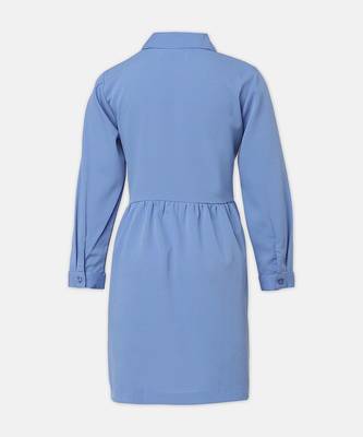 Styler solid  button-down girl dress 2