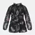 Ruffled floeal print girl top