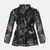 Ruffled floeal print girl top