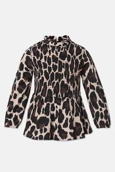 Gazal animal print girl top