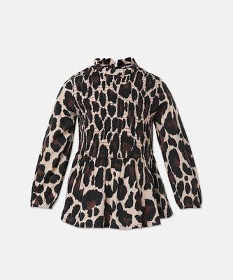 Gazal animal print girl top 1