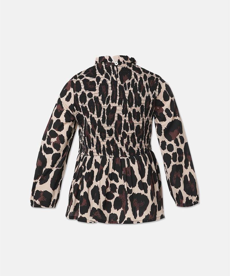 Gazal animal print girl top