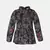 Vobble black floral print girl top
