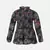 Vobble black floral print girl top