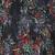Vobble black floral print girl top