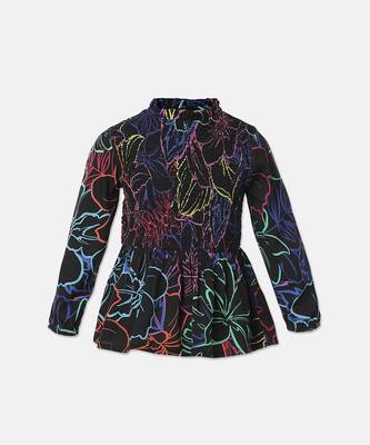 Stylezz floral print girl top 1