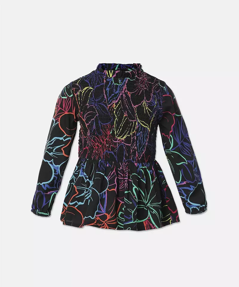 Stylezz floral print girl top