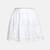 Tangy white embroidery meld girl skirt