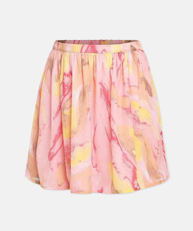 Shine of colours printed girl skirt