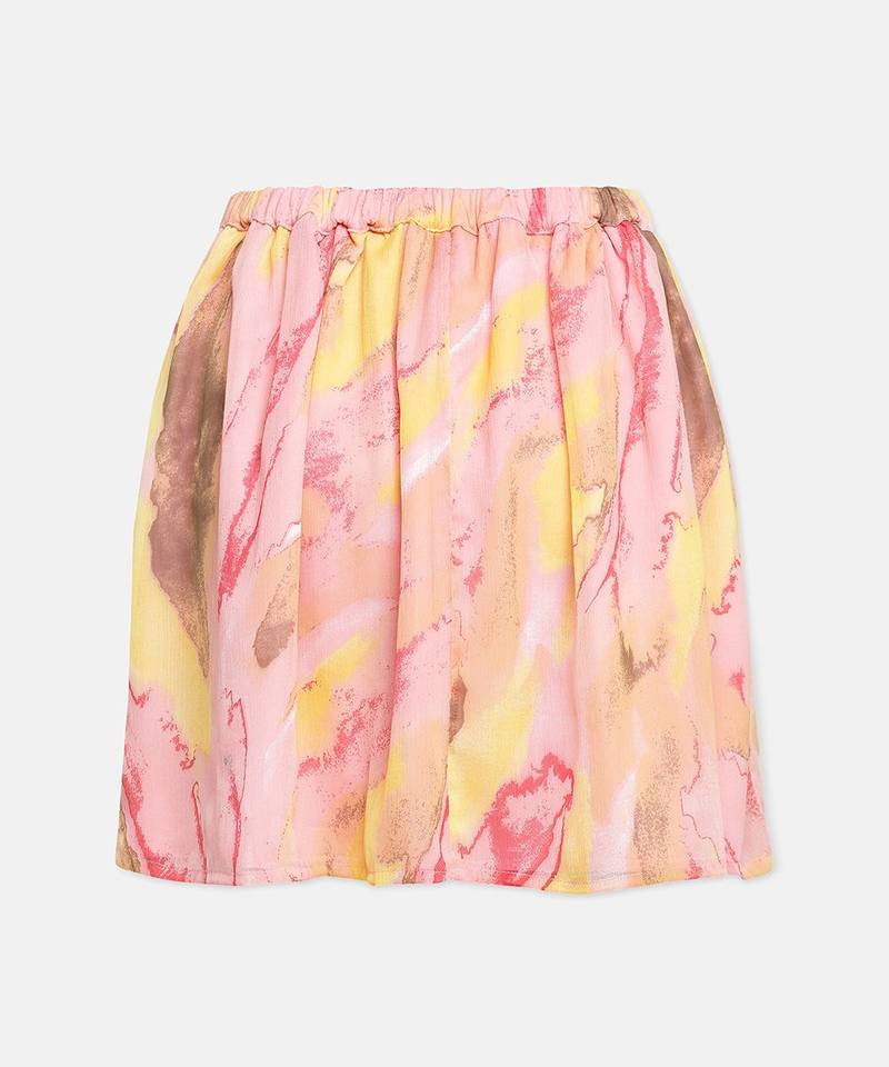 Shine of colours printed girl skirt