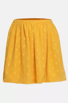 Megan yellow printed girl skirt