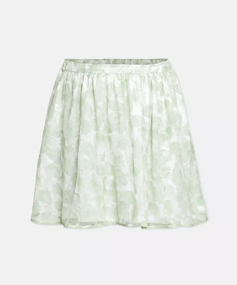 Sopple green printed girl skirt