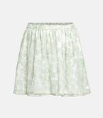Sopple green printed girl skirt