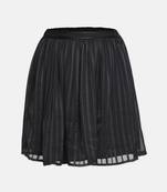 Hannar black stripe print girl skirt
