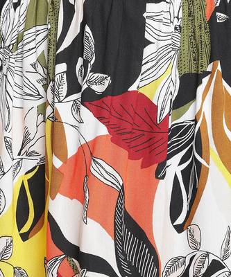 Massore floral print girl skirt 3