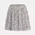 Great grey floral print girl skirt