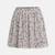 Great grey floral print girl skirt