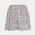 Great grey floral print girl skirt
