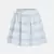 White tales embroidery girl skirt