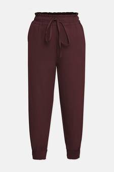 Wine colour smart girl pant