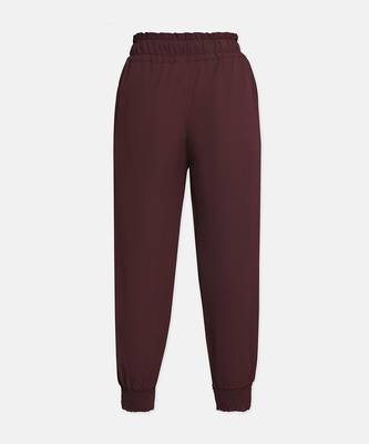 Wine colour smart girl pant 2