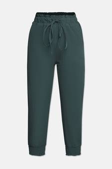 Bright green colour smart girl pant