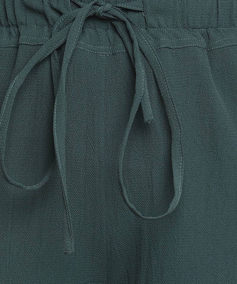 Bright green colour smart girl pant