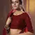 Catching Maroon thread embroidered net fabric lehenga choli for bride