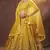 Delightful Yellow resham embroidered georgette semi stitched lehenga choli for wedding