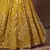 Delightful Yellow resham embroidered georgette semi stitched lehenga choli for wedding