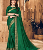 Green VICHITRA SILK Designer Saree