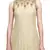 BEIGE Heavy Sequins Golden Designer Embroidered Net Semi Stitched Gown