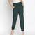 Raping solid green women elasticated pant