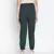 Raping solid green women elasticated pant