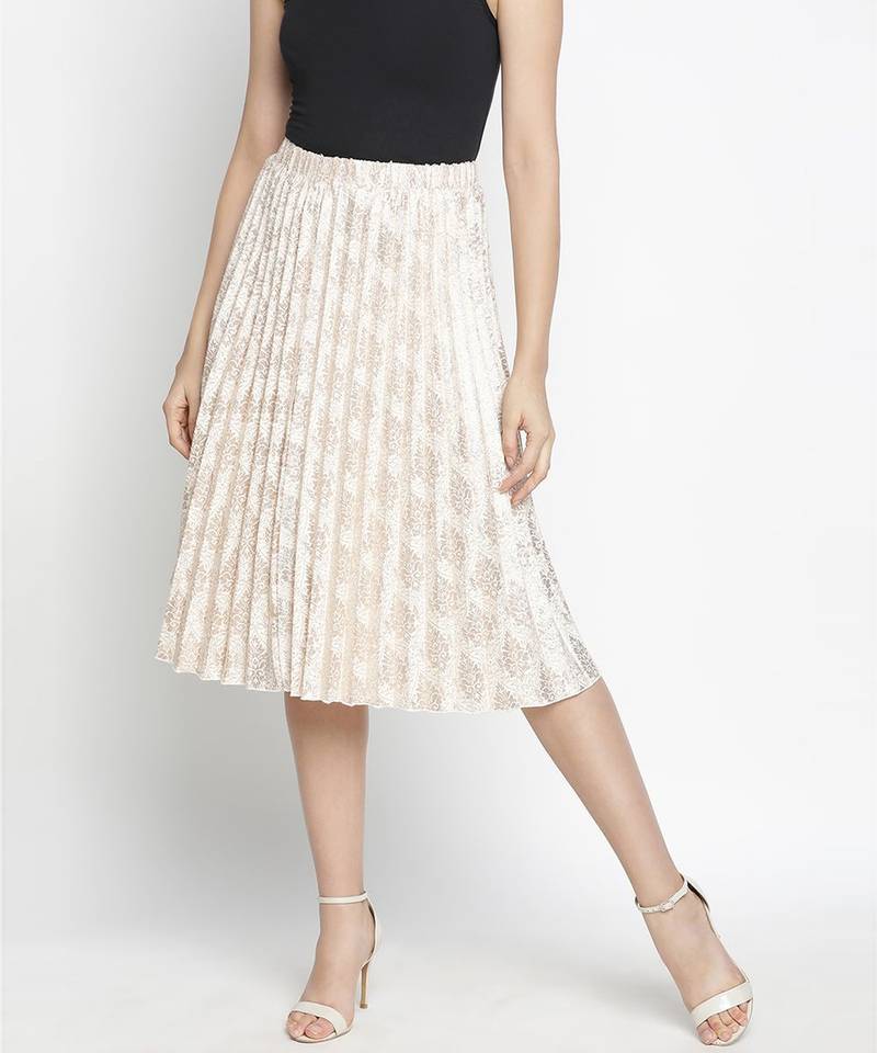 Grunge BLimmer floral print classy women skirt