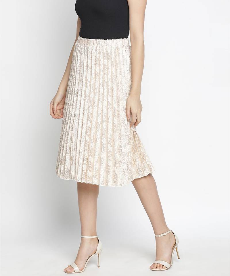 Grunge BLimmer floral print classy women skirt
