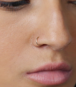 Silver nose-ring